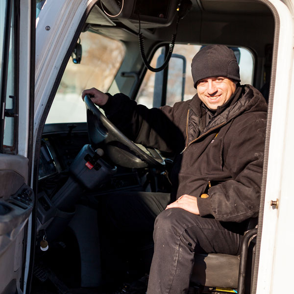 Experienced truck drivers at Martin Bros.